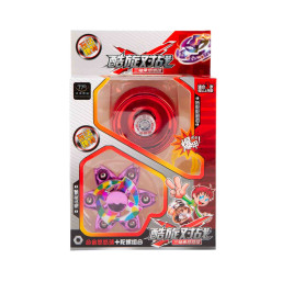 Alloy Yoyo With Fidget Spinner - Red